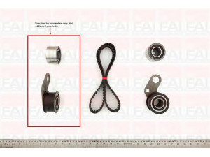 FAI AutoParts TBK400 paskirstymo diržo komplektas 
 Techninės priežiūros dalys -> Papildomas remontas