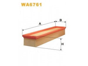 WIX FILTERS WA6761 oro filtras 
 Techninės priežiūros dalys -> Techninės priežiūros intervalai
1654600Q0E, 1654600QAK, 16546BN700