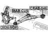 FEBEST CRAB-046 valdymo svirties/išilginių svirčių įvorė
04766910AE, 04766911AE, K04766910AJ