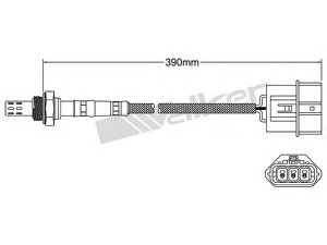WALKER PRODUCTS 250-23121 lambda jutiklis 
 Išmetimo sistema -> Jutiklis/zondas
22690 7J500, 22690 9F600, 22691 3Y101