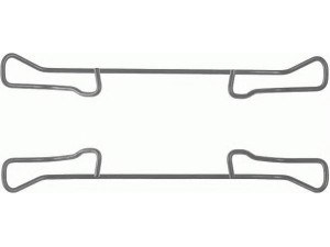 FERODO FBA519 priedų komplektas, diskinių stabdžių trinkelės 
 Stabdžių sistema -> Diskinis stabdys -> Stabdžių dalys/priedai