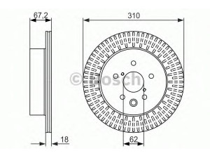 BOSCH 0 986 479 615 stabdžių diskas 
 Dviratė transporto priemonės -> Stabdžių sistema -> Stabdžių diskai / priedai
42431 30290, 42431 30290