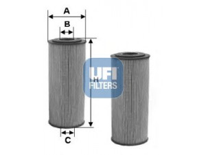 UFI 25.133.00 alyvos filtras 
 Techninės priežiūros dalys -> Techninės priežiūros intervalai
4411800309, A4411800309