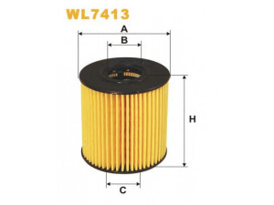 WIX FILTERS WL7413 alyvos filtras 
 Techninės priežiūros dalys -> Techninės priežiūros intervalai
11427557012, 11427622446, 1109AH