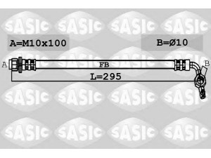 SASIC 6606058 stabdžių žarnelė 
 Stabdžių sistema -> Stabdžių žarnelės
9094702D02