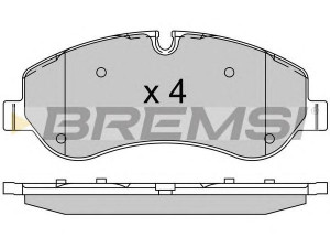 BREMSI BP3525 stabdžių trinkelių rinkinys, diskinis stabdys
1763915, 1842632, BK212K021AA, BK212K021AB