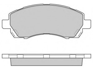 E.T.F. 12-0820 stabdžių trinkelių rinkinys, diskinis stabdys 
 Techninės priežiūros dalys -> Papildomas remontas
26296AC010, SB1631660