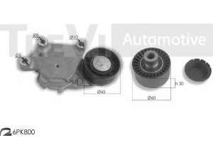 TREVI AUTOMOTIVE KA1055 V formos rumbuotas diržas, komplektas 
 Techninės priežiūros dalys -> Techninės priežiūros intervalai