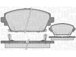 MAGNETI MARELLI 363916060567 stabdžių trinkelių rinkinys, diskinis stabdys 
 Techninės priežiūros dalys -> Papildomas remontas
45022S1AE02, 45022S1AE50, 410604U126