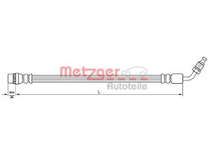 METZGER 4110210 stabdžių žarnelė 
 Stabdžių sistema -> Stabdžių žarnelės
46201-00Q0F, 46201-00QAC, 4403645