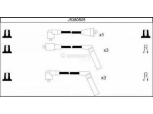 NIPPARTS J5380505 uždegimo laido komplektas 
 Kibirkšties / kaitinamasis uždegimas -> Uždegimo laidai/jungtys
27501-35B00