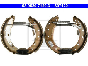 ATE 03.0520-7120.3 stabdžių trinkelių komplektas 
 Techninės priežiūros dalys -> Papildomas remontas
77 01 205 817