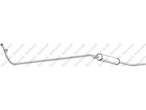 BOSAL 292-433 vidurinis duslintuvas 
 Išmetimo sistema -> Duslintuvas
ARA-291, GEX-106
