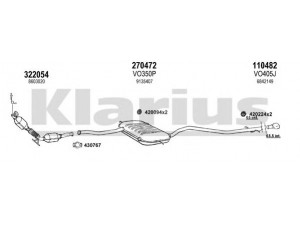 KLARIUS 960354E išmetimo sistema 
 Išmetimo sistema -> Išmetimo sistema, visa