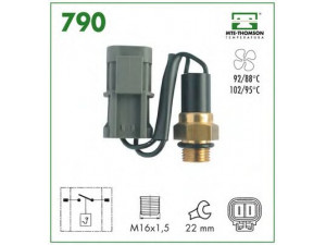 MTE-THOMSON 790 temperatūros jungiklis, radiatoriaus ventiliatorius 
 Aušinimo sistema -> Siuntimo blokas, aušinimo skysčio temperatūra
21595-02E00, 21595-D4000