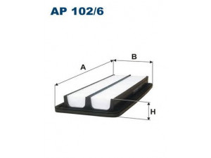 FILTRON AP102/6 oro filtras 
 Techninės priežiūros dalys -> Techninės priežiūros intervalai
17220RL0G00