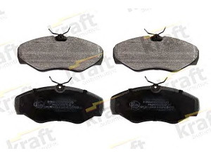 KRAFT AUTOMOTIVE 6005300 stabdžių trinkelių rinkinys, diskinis stabdys 
 Techninės priežiūros dalys -> Papildomas remontas
41060-00QAE, 4106000QAE, 7701054771