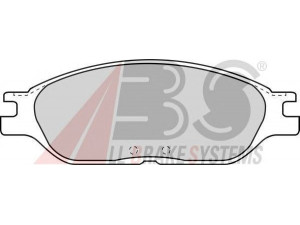 A.B.S. 38803 stabdžių trinkelių rinkinys, diskinis stabdys 
 Techninės priežiūros dalys -> Papildomas remontas
YU2Z-2V001-FA