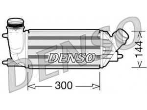 DENSO DIT07001 tarpinis suslėgto oro aušintuvas, kompresorius 
 Variklis -> Oro tiekimas -> Įkrovos agregatas (turbo/superįkrova) -> Tarpinis suslėgto oro aušintuvas
0384P2, 144010980, 0384P2, 144010980