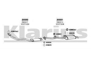 KLARIUS 060129E išmetimo sistema 
 Išmetimo sistema -> Išmetimo sistema, visa