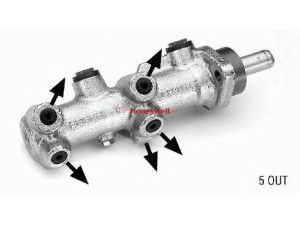 BENDIX 132091B pagrindinis cilindras, stabdžiai 
 Stabdžių sistema -> Pagrindinis stabdžių cilindras
4601D1, 9946056, 9948877, 4601D1