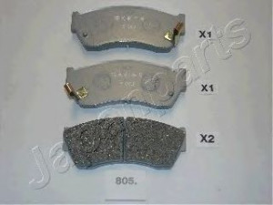 JAPANPARTS PA-805AF stabdžių trinkelių rinkinys, diskinis stabdys 
 Techninės priežiūros dalys -> Papildomas remontas
55200-60B11-000, 55200-61880, 55200-61881-DOT