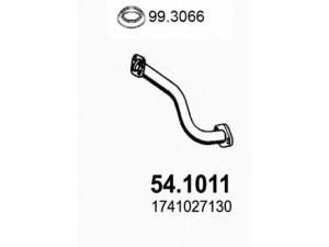 ASSO 54.1011 išleidimo kolektorius 
 Išmetimo sistema -> Išmetimo vamzdžiai
1741027130