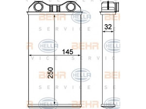 HELLA 8FH 351 000-621 šilumokaitis, salono šildymas 
 Šildymas / vėdinimas -> Šilumokaitis
44 09 453, 91 15 8692, 77 01 473 279