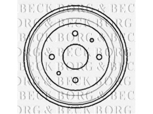 BORG & BECK BBR7007 stabdžių būgnas 
 Stabdžių sistema -> Būgninis stabdys -> Stabdžių būgnas