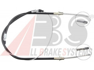 A.B.S. K11535 trosas, stovėjimo stabdys 
 Stabdžių sistema -> Valdymo svirtys/trosai
726021330, 726021331