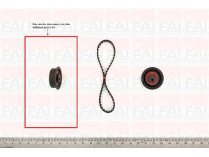 FAI AutoParts TBK220 paskirstymo diržo komplektas