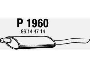 FENNO P1960 galinis duslintuvas 
 Išmetimo sistema -> Duslintuvas
96144714, 96144714
