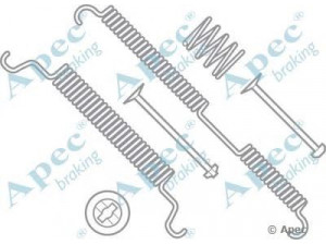 APEC braking KIT608 priedų komplektas, stabdžių trinkelės 
 Stabdžių sistema -> Būgninis stabdys -> Dalys/priedai