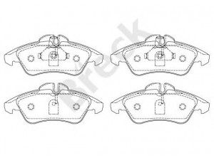 BRECK 21576 00 703 10 stabdžių trinkelių rinkinys, diskinis stabdys 
 Techninės priežiūros dalys -> Papildomas remontas
0024203920, 0024209920, 0044205520
