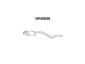 VENEPORTE OP40555 priekinis duslintuvas 
 Išmetimo sistema -> Duslintuvas
852342, 852426, 854426, 90399161