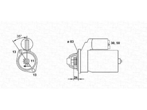 MAGNETI MARELLI 943251683010 starteris 
 Elektros įranga -> Starterio sistema -> Starteris
116610503000, 116610503002, 116610503020