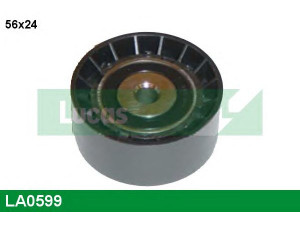 LUCAS ENGINE DRIVE LA0599 kreipiantysis skriemulys, V formos rumbuotas diržas 
 Diržinė pavara -> V formos rumbuotas diržas/komplektas -> Laisvasis/kreipiamasis skriemulys