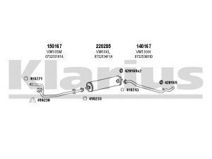 KLARIUS 930426E išmetimo sistema 
 Išmetimo sistema -> Išmetimo sistema, visa