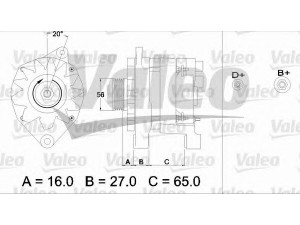 VALEO 433469 kintamosios srovės generatorius 
 Elektros įranga -> Kint. sr. generatorius/dalys -> Kintamosios srovės generatorius
5701-D8, 5701D8, 5705-G4, 5705-HG