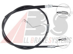A.B.S. K18548 trosas, stovėjimo stabdys 
 Stabdžių sistema -> Valdymo svirtys/trosai
1734694, 6C112A809CC, 6C112A809CD