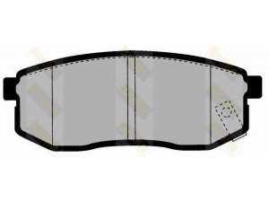 Brake ENGINEERING PA1500 stabdžių trinkelių rinkinys, diskinis stabdys 
 Techninės priežiūros dalys -> Papildomas remontas
58302M2A00, 58302M2A01, 58302M2A10