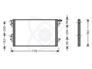 ELECTRO AUTO 30R0068 kondensatorius, oro kondicionierius
8200008763, 8200152728