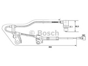 BOSCH 0 265 006 676 jutiklis, rato greitis 
 Elektros įranga -> Jutikliai
89543 02040, 89543 340NM