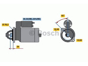 BOSCH 0 001 108 064 starteris 
 Elektros įranga -> Starterio sistema -> Starteris
12 41 1 720 642, 12 41 1 726 504