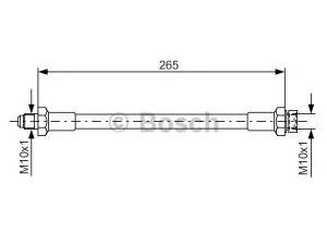 BOSCH 1 987 476 244 stabdžių žarnelė 
 Stabdžių sistema -> Stabdžių žarnelės
4477793, 7570315, 4816 27, 0000071736957