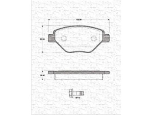 MAGNETI MARELLI 363702161247 stabdžių trinkelių rinkinys, diskinis stabdys 
 Techninės priežiūros dalys -> Papildomas remontas
770120673, 7701207673