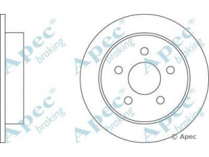 APEC braking DSK2046 stabdžių diskas 
 Dviratė transporto priemonės -> Stabdžių sistema -> Stabdžių diskai / priedai
90542180, 9195294