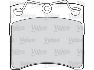 VALEO 598048 stabdžių trinkelių rinkinys, diskinis stabdys 
 Techninės priežiūros dalys -> Papildomas remontas
701698151, 701698151A, 701698151B