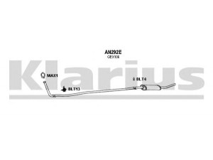 KLARIUS 120335U išmetimo sistema