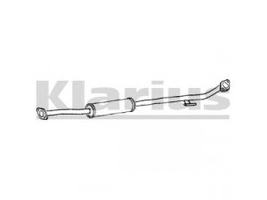 KLARIUS SU11C vidurinis duslintuvas
744200040